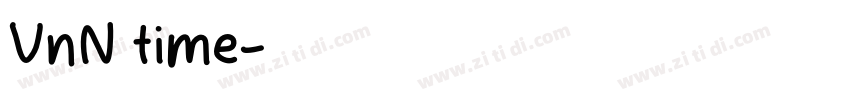 VnN time字体转换